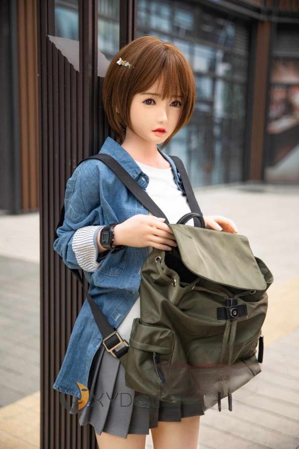 等身大ドール 清純学生ラブドールシリコン製 永田理真 148cm