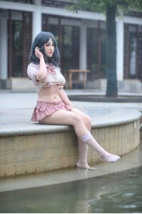 清純な彼女ダッチワイフ 松崎佳子 162CM (実際の顔、リアルな血管再現)