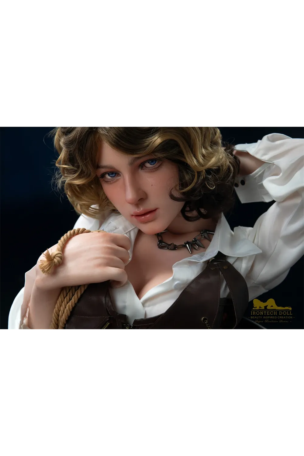 気質女神系 シリコンラブドール 美女高級爆乳頭部植毛リアルドール Moira 153cm