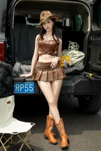 自然な肌色と弾むぷにぷに感触の巨乳ドール 岸本美月 165cm