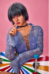 ラブドールエロ 女優ラブドール シリコン頭部植毛セックス 人形 Cora 168cm
