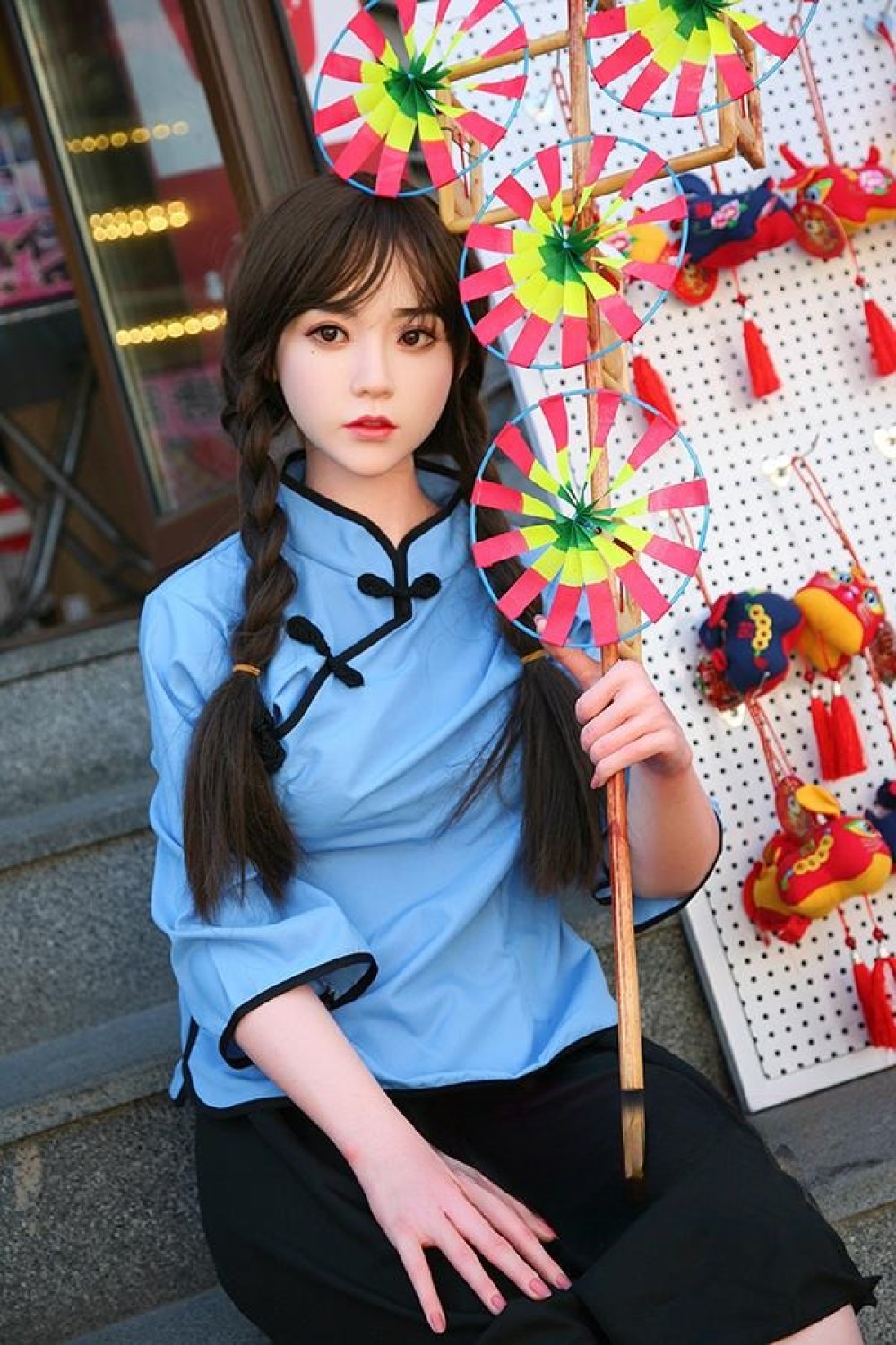 普乳ラブドール良乳 美人 中国エロ中胸リアルドール 塚越多江 158cm