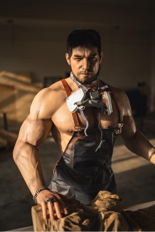職人男性ラブドール 筋肉男性モデルシリコンラブドール Grady 183cm