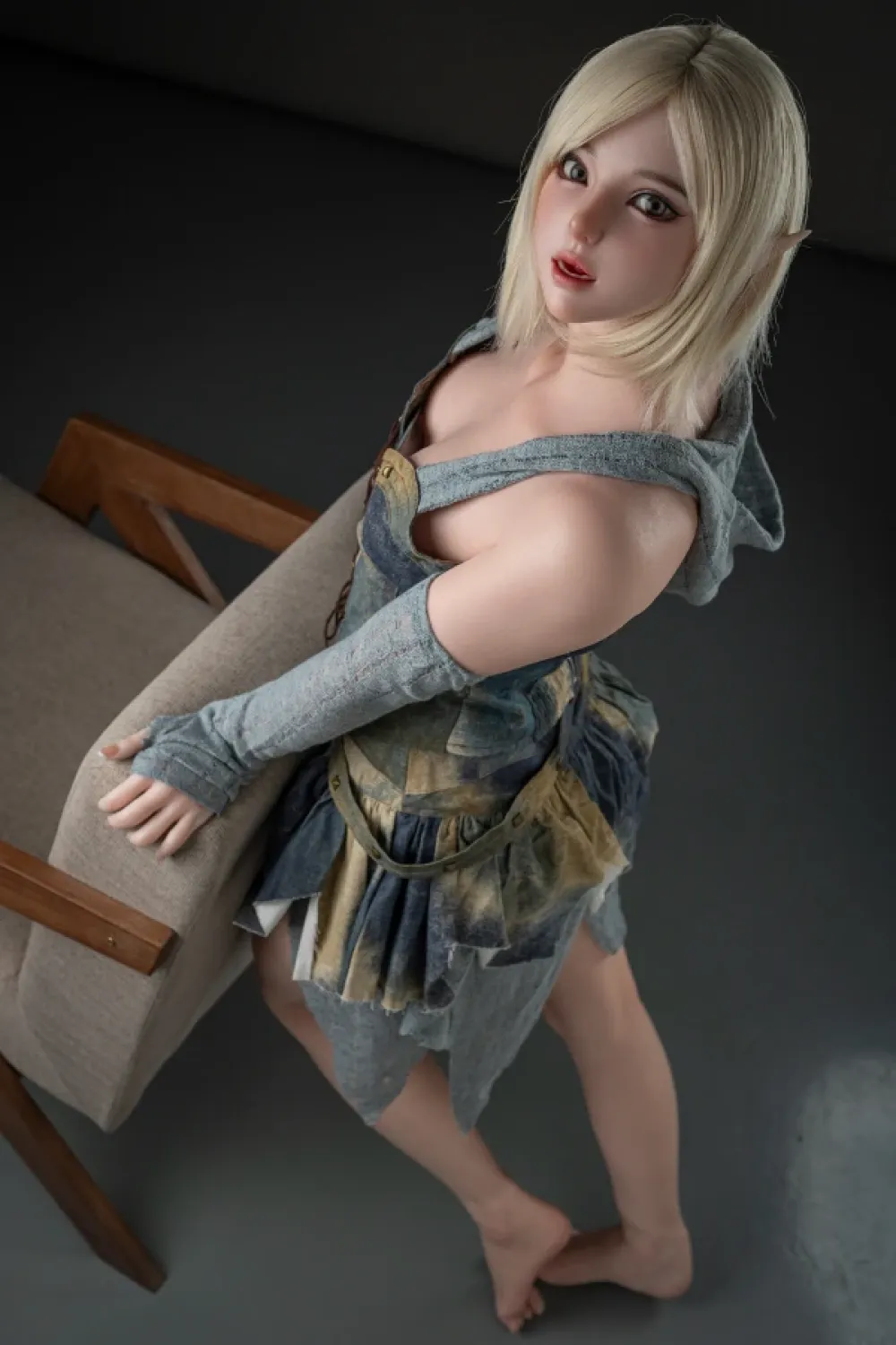 リアルな肌色と質感を実現した高品質シリコン頭部 关根美琴 160cm