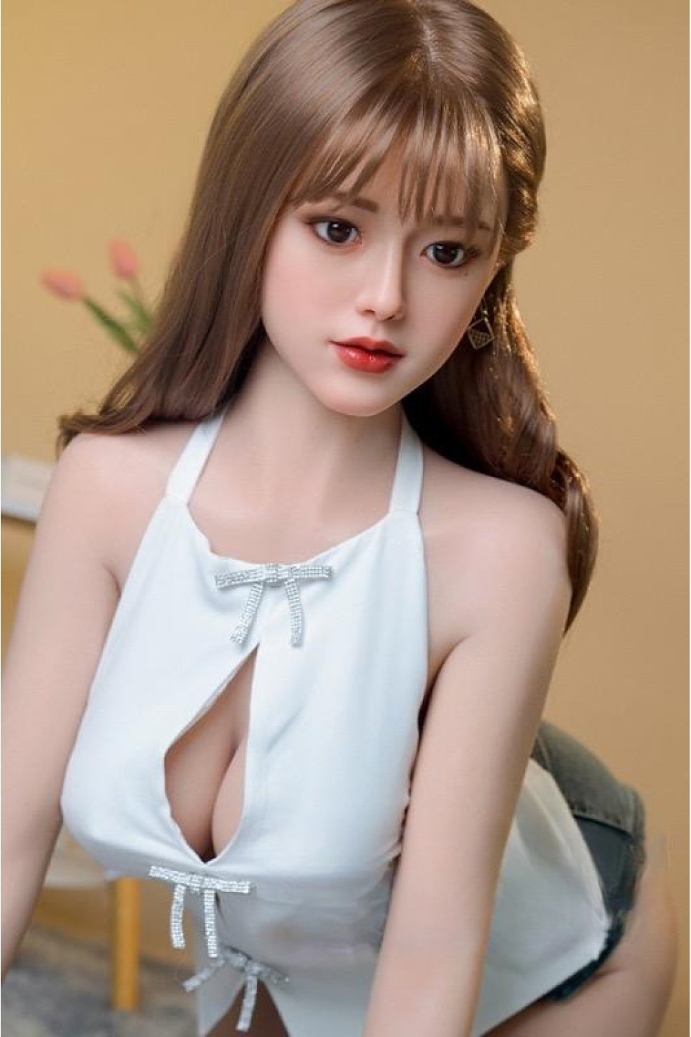 えろ カレン シリコンドール 美しいリアルラブドール 岡崎優花 159cm