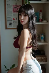シリコン頭部 ラブドール 完璧なリアル感 完全美少女タイプ 宮内芽衣 151cm