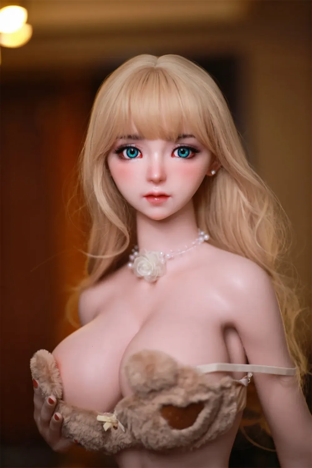 本物そっくり弾力のある肌と繊細な造形が美しい巨乳ドール 月岛美穗 161cm