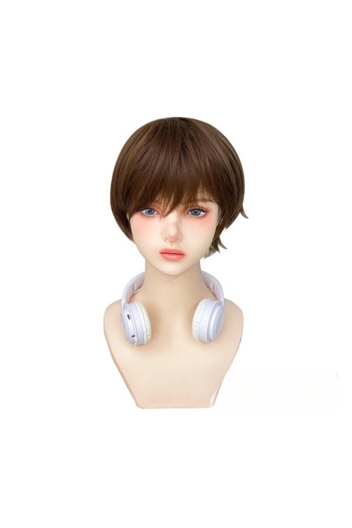魅力的なショートストレート TPEラブドール専用ウィッグ #09