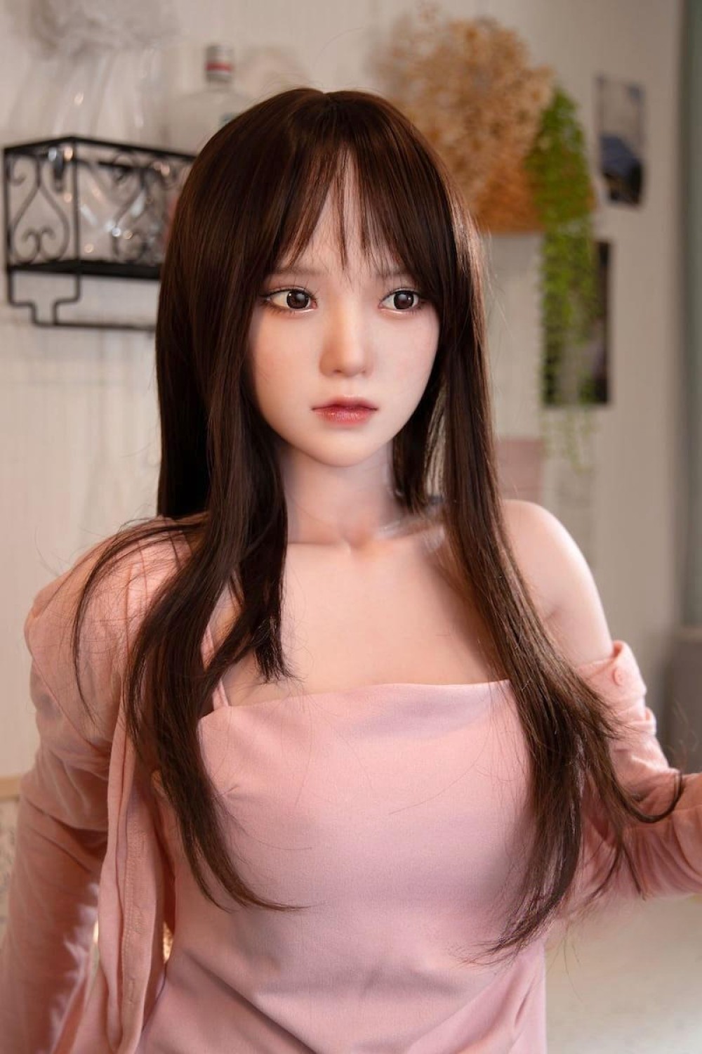 可愛らしい等身大ドールエッチドール黒髪ラブドール写真 平原舞香 161cm