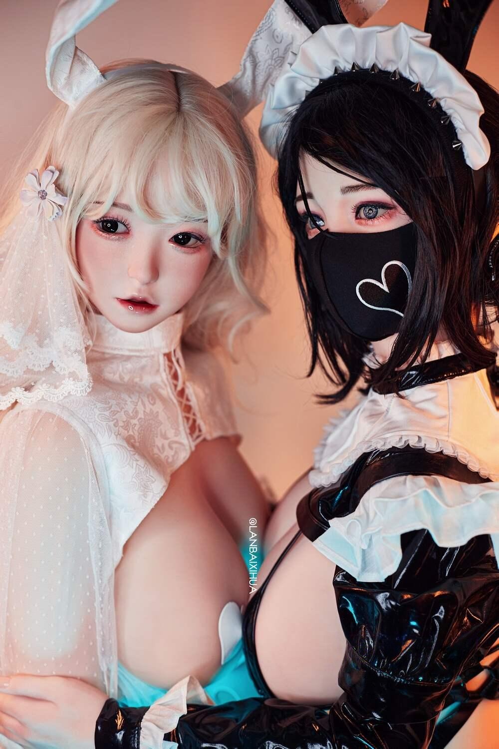 柔らかいTPEボディとシリコンヘッドで作られたドール Halle 157cm