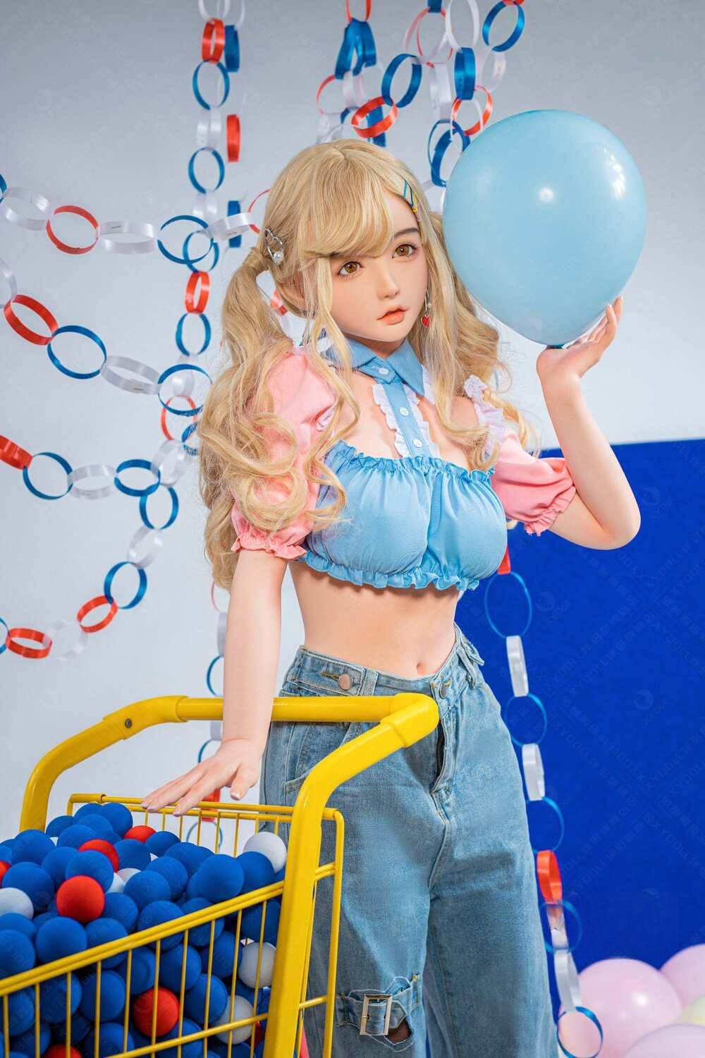 ラブドール アニメ柔軟で弾力のある肌質を持つ美乳ラブドール 沢渡瑠璃 148cm