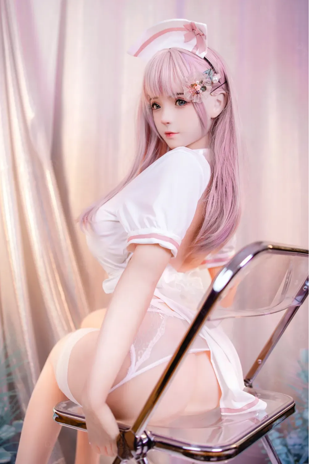 白肌で清楚系モデル ラブドール 天然系美少女のリアル再現 新垣纱由里 157cm
