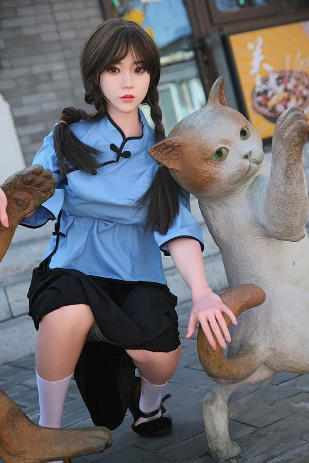 普乳ラブドール良乳 美人 中国エロ中胸リアルドール 塚越多江 158cm