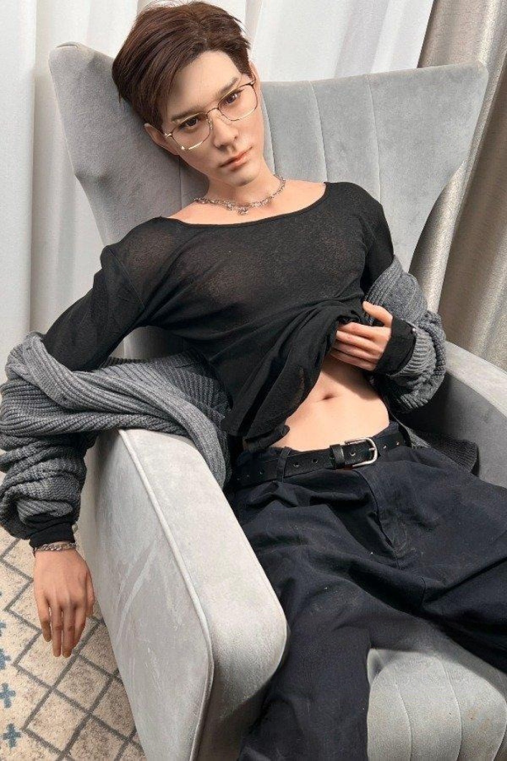 ラブドール男 Real sex doll 全身シリコン製男性ラブドール販売 Simon 170cm