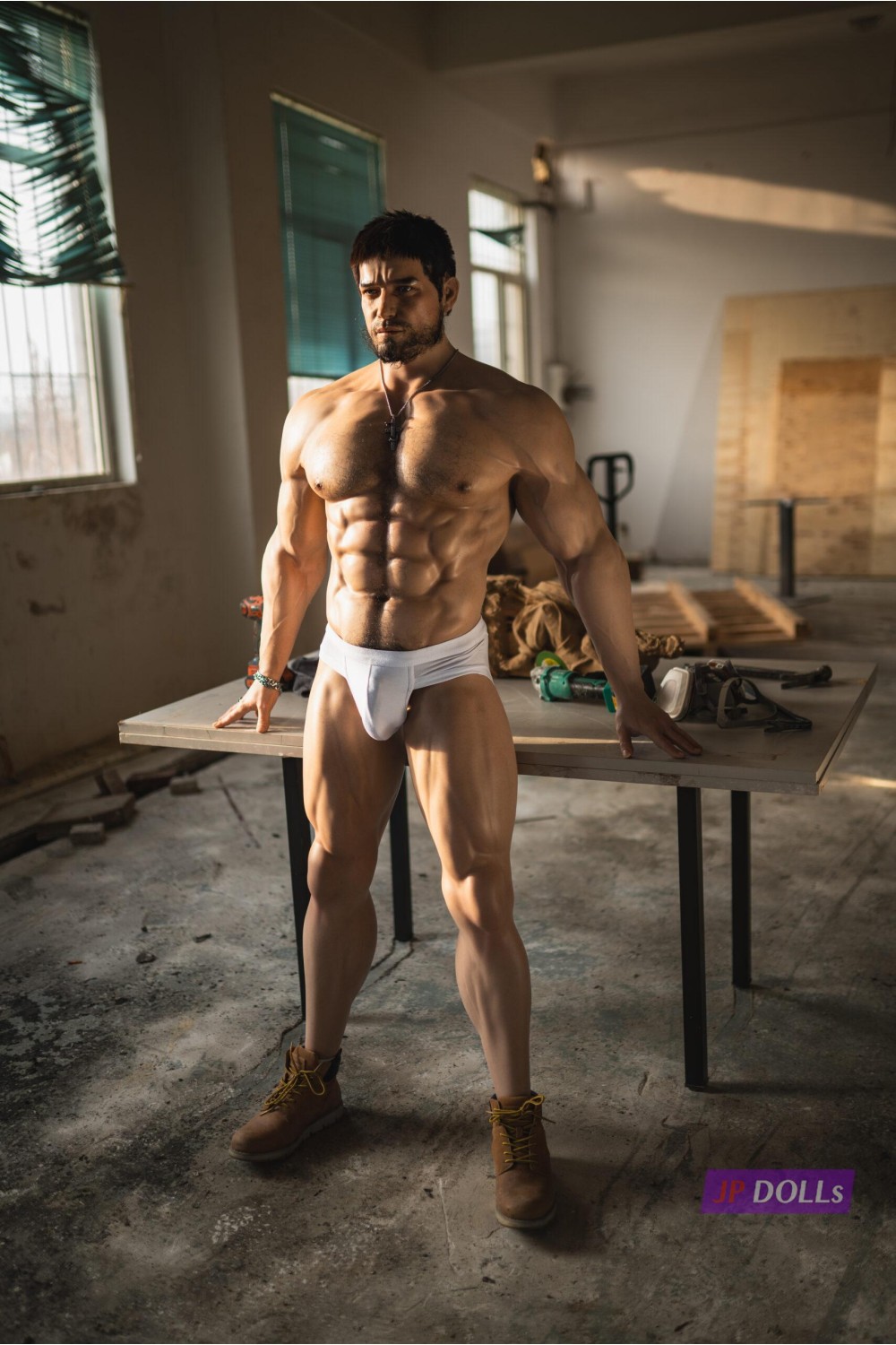 職人男性ラブドール 筋肉男性モデルシリコンラブドール Grady 183cm