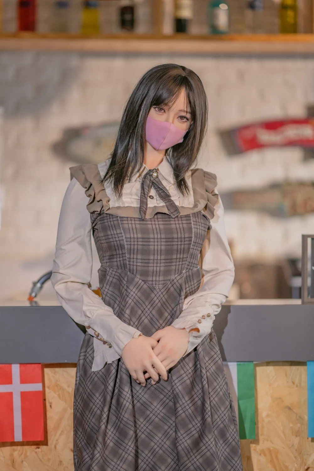 若々しい表情と清楚系フェイスのリアルラブドール 等身大モデル 川岛礼子 172cm