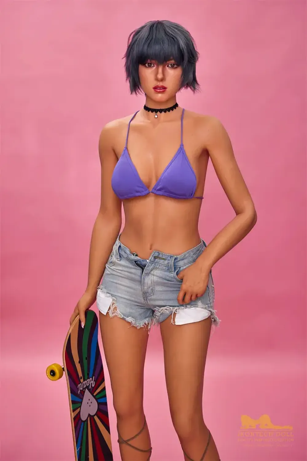 ラブドールエロ 女優ラブドール シリコン頭部植毛セックス 人形 Cora 168cm