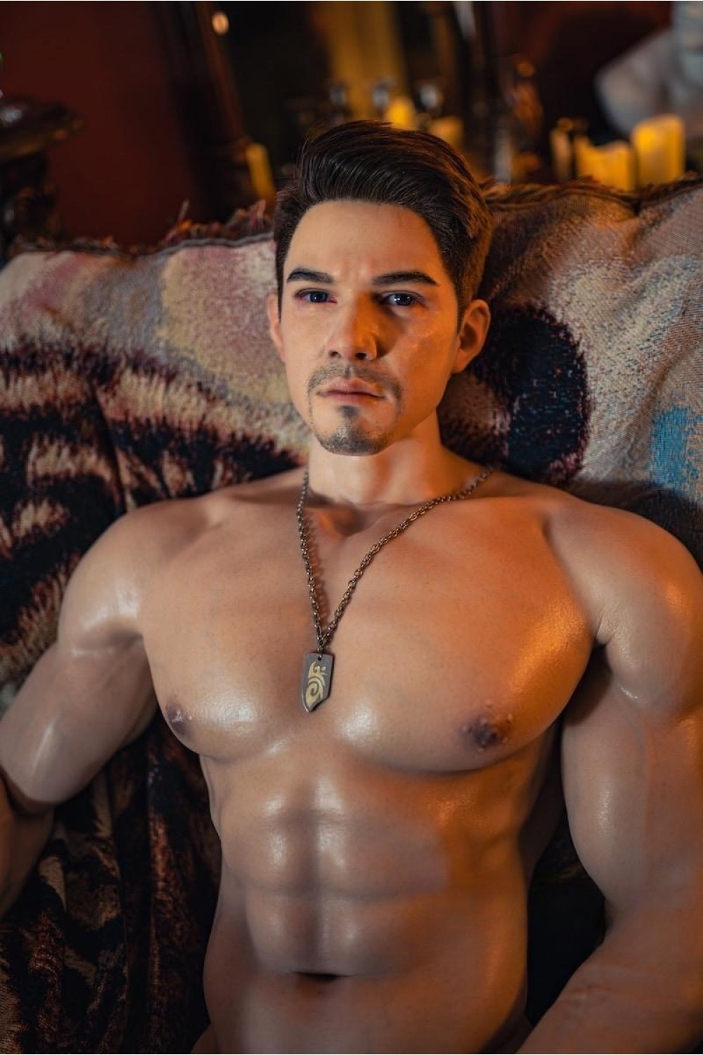 筋肉質シリコン 男性ラブドール高品質リアルボーイズフィギュア Alexander 170cm